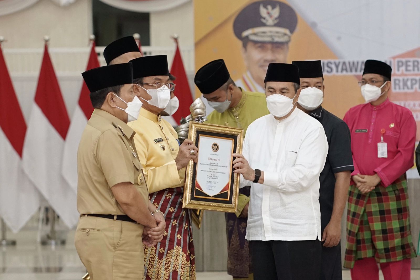 Kabupaten Inhil Terbaik II Pembangunan Daerah Provinsi Riau Tahun 2022