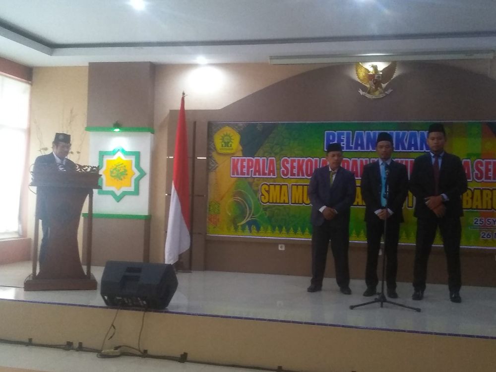 Muhammad Nasir Dilantik Sebagai Kepala Sekolah SMA Muhammadiyah Pekanbaru