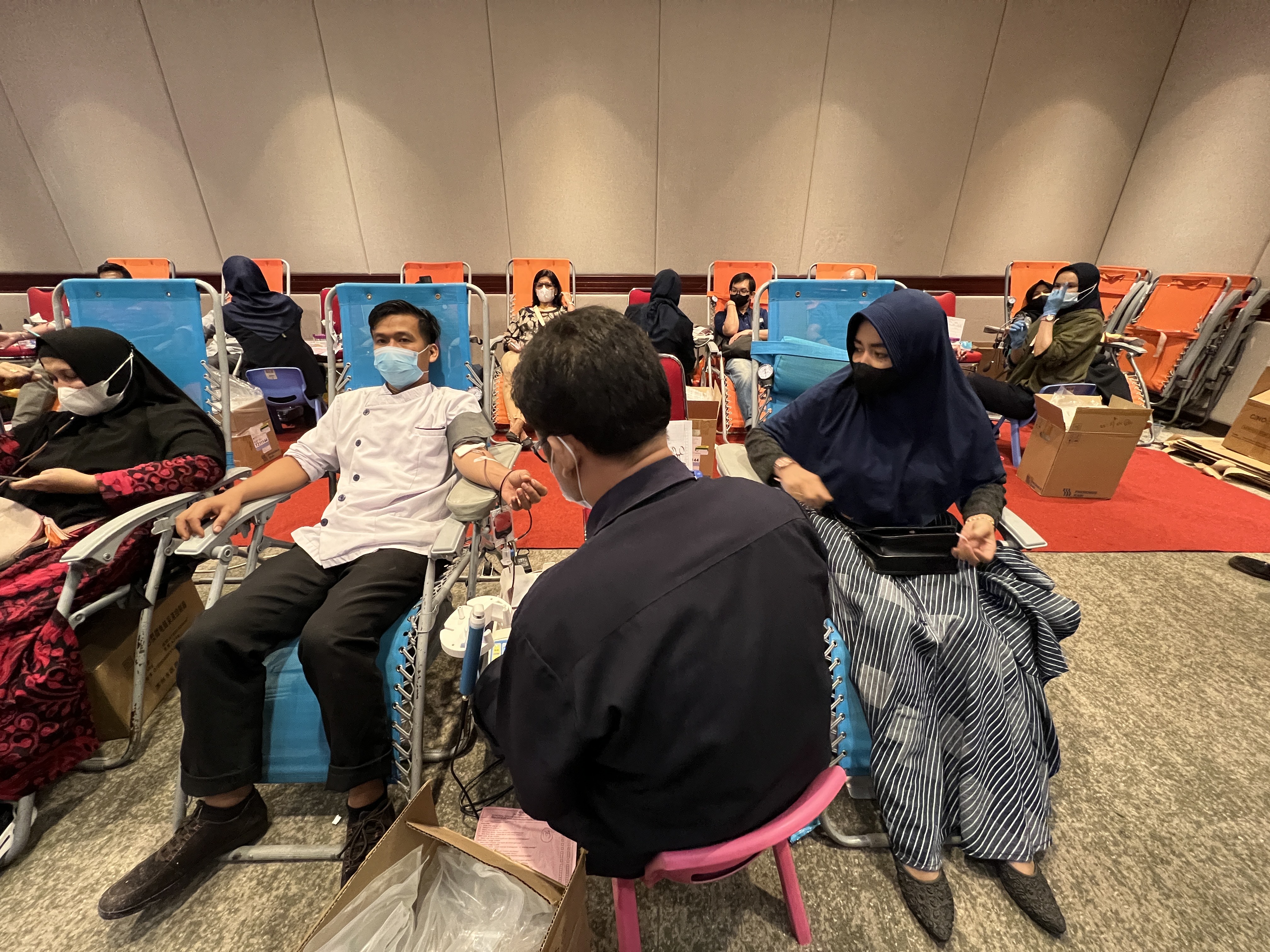 KDD Riau Kompleks Gelar Donor Darah, Kumpulkan 777 Kantong DarahÂ 
