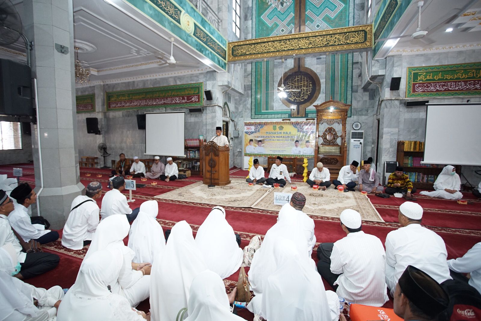 Dibuka Bupati, 306 JCH Inhil Ikut Pelatihan Manasik Haji