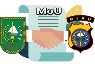 Lindungi Aset Daerah, Pemprov Riau Teken MoU dengan Polda Riau