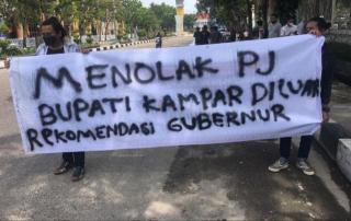 Dituding Mark Up, Aliansi Masyarakat Tolak Pj Bupati Kampar Kamsol