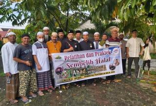 Tingkatkan Kompetensi Panitia Kurban, Pengurus Masjid Al Anshor Gelar Pelatihan dan Praktik Sembelih
