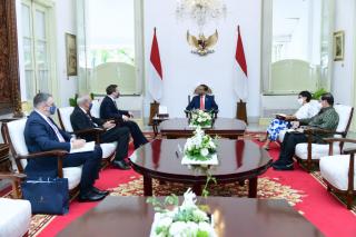 Bahas Kerjasama, Presiden Jokowi Terima Kunjungan Kehormatan Menlu Serbia