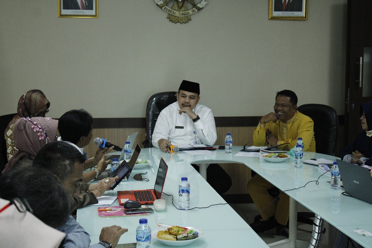 Teliti Ketahanan Pangan, Akademisi UNDIP Semarang Kunjungi Disketapang Pekanbaru
