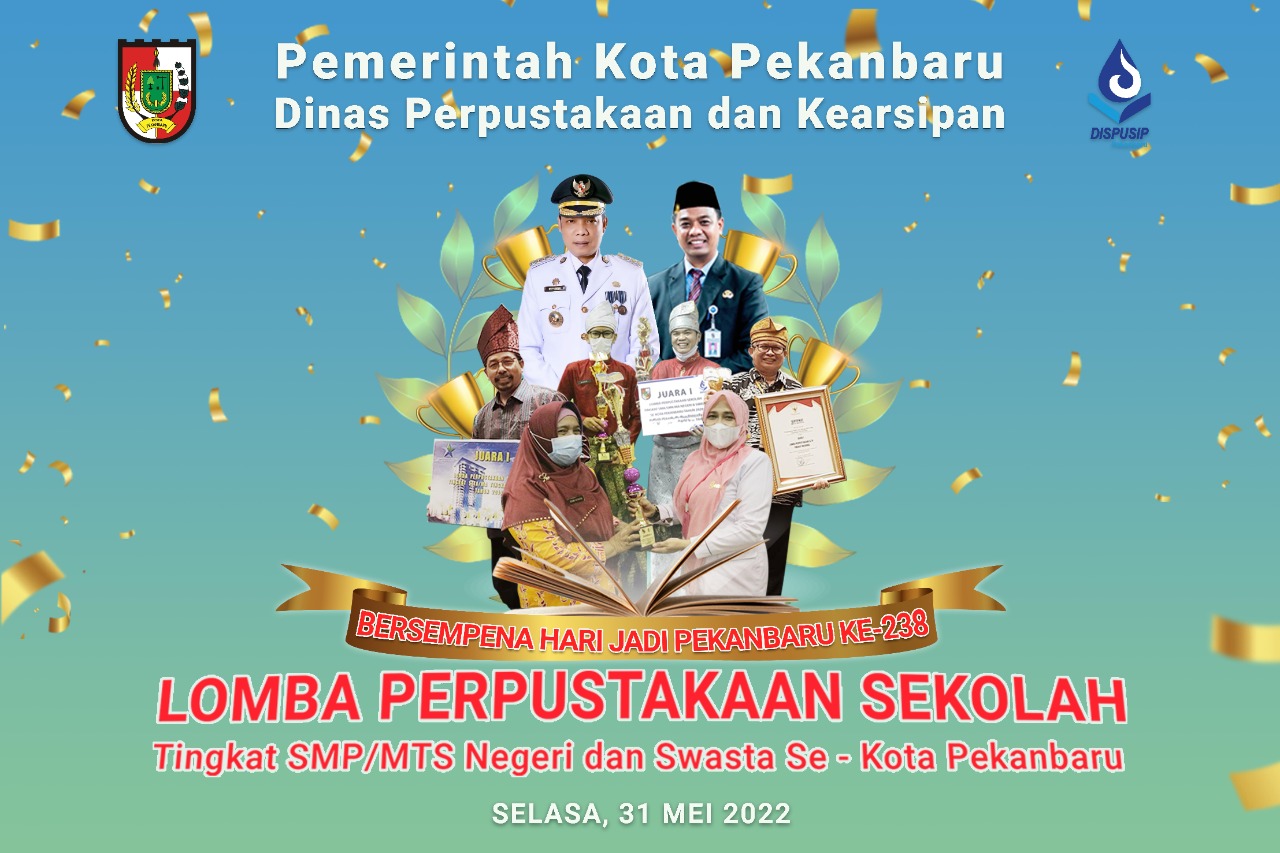 Sempena HUT Pekanbaru Ke-238, Dispusip Gelar Lomba Perpustakaan Sekolah