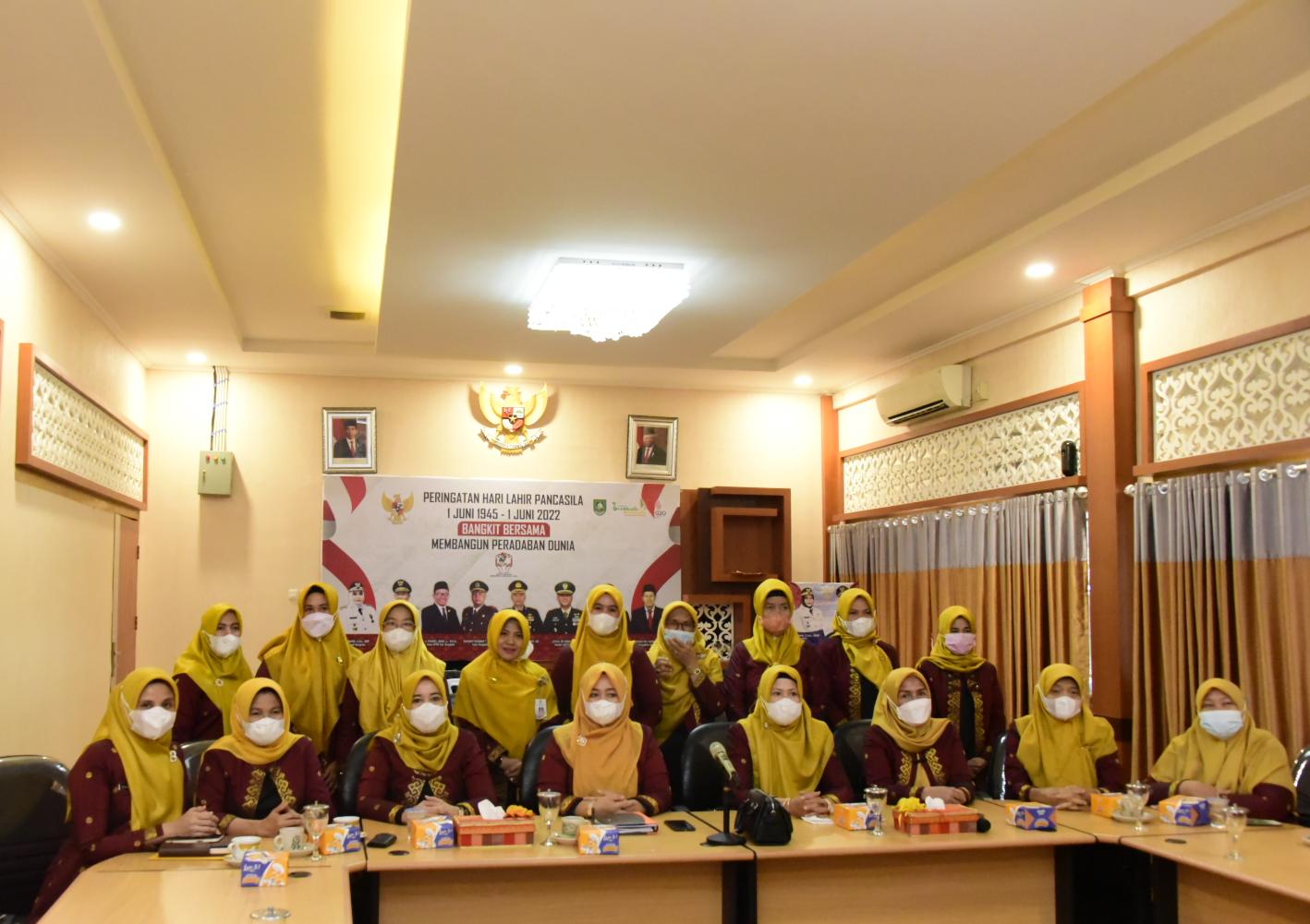 DWP Bengkalis Ikuti Silaturrahmi Virtual DWP Se-Indonesia