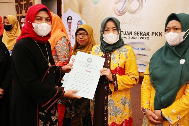 TP-PKK Inhil Juara 1 Jambore Kader PKK pada Peringatan HKG PKK Provinsi Riau