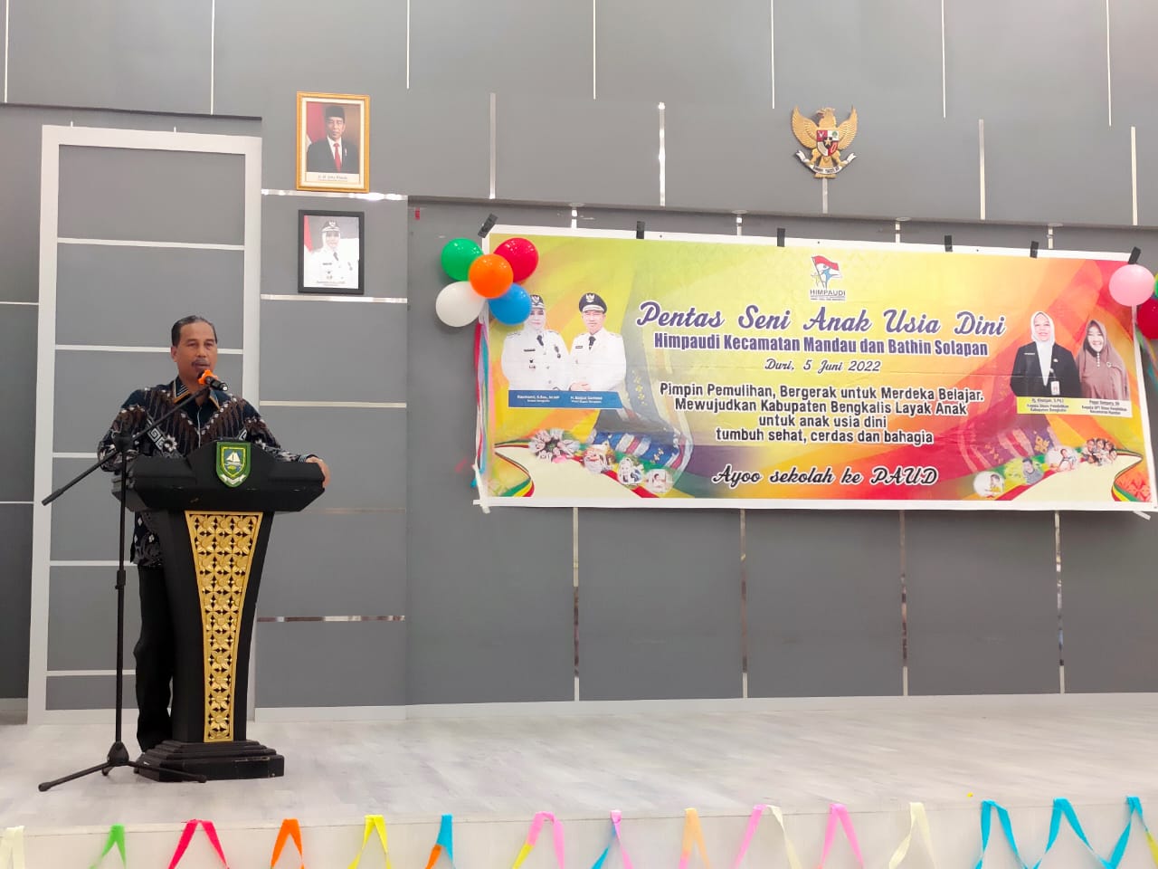 Himpaudi Mandau dan Bathin Solapan Gelar Pentas Seni 