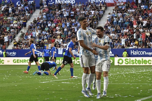 Lionel Messi Cetak 5 Gol, Argentina Menang Telak atas Estonia