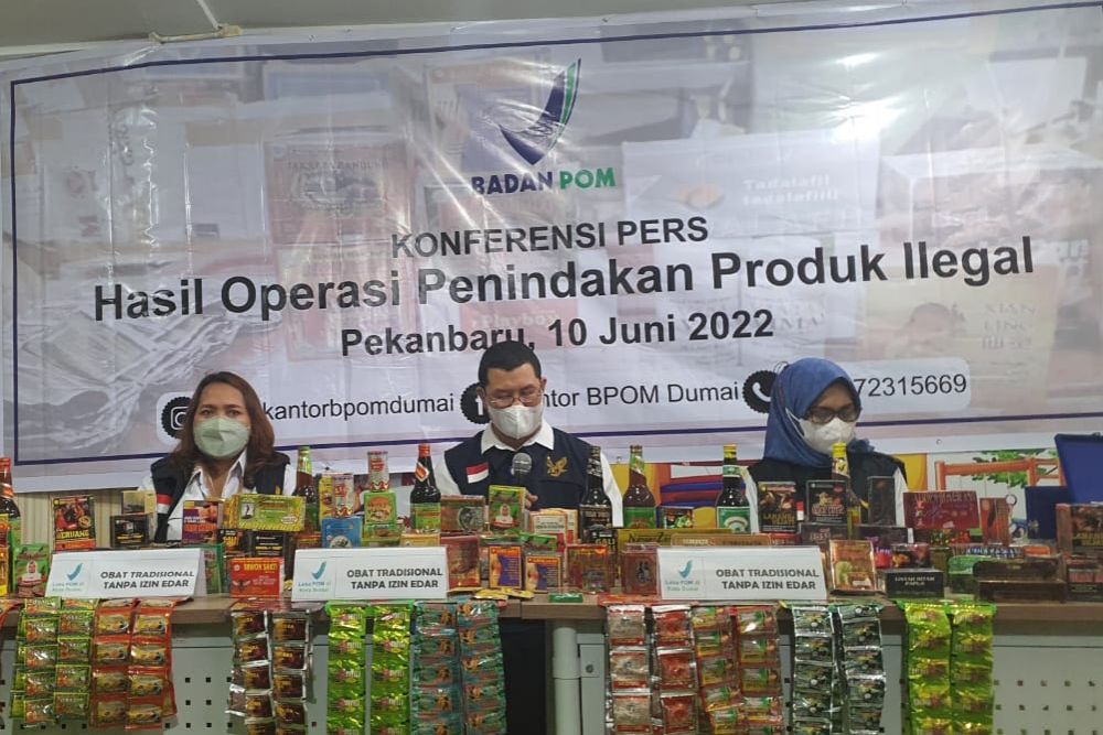 BPPOM Sita Ribuan Obat Kuat Tanpa Izin Senilai Rp1,2 Miliar