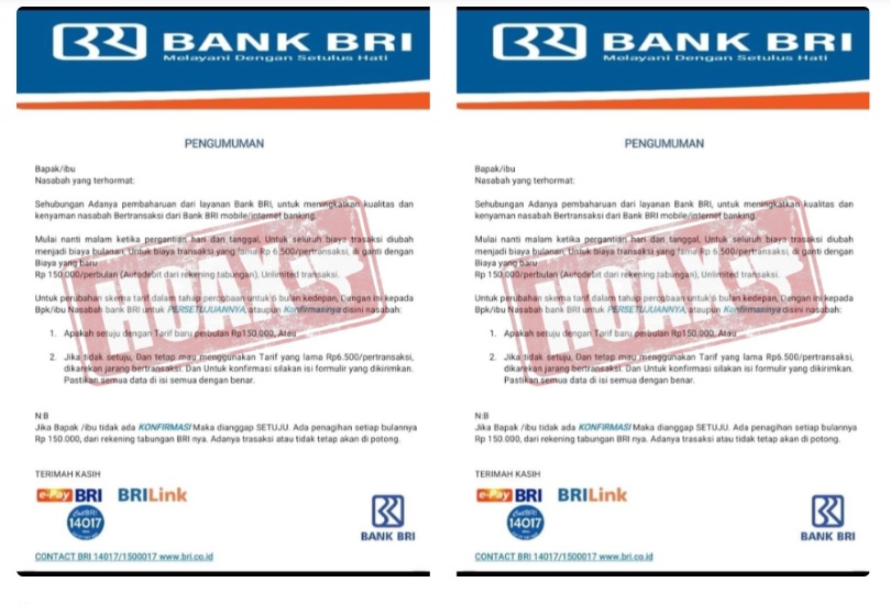 BRI Imbau Masyarakat Jaga Kerahasiaan Data dan Password