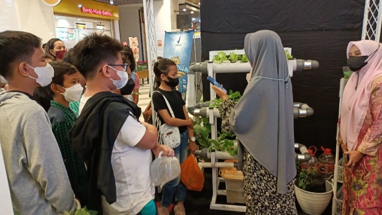 Pekanbaru Raya Fair dan Expo 2022, Stand Disketapang Dikunjungi Peserta Didik SD