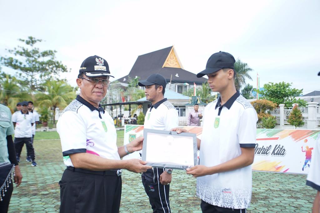 Bupati Wardan Minta Popda XV Riau Jadi Ajang Evaluasi Kualitas Atlet
