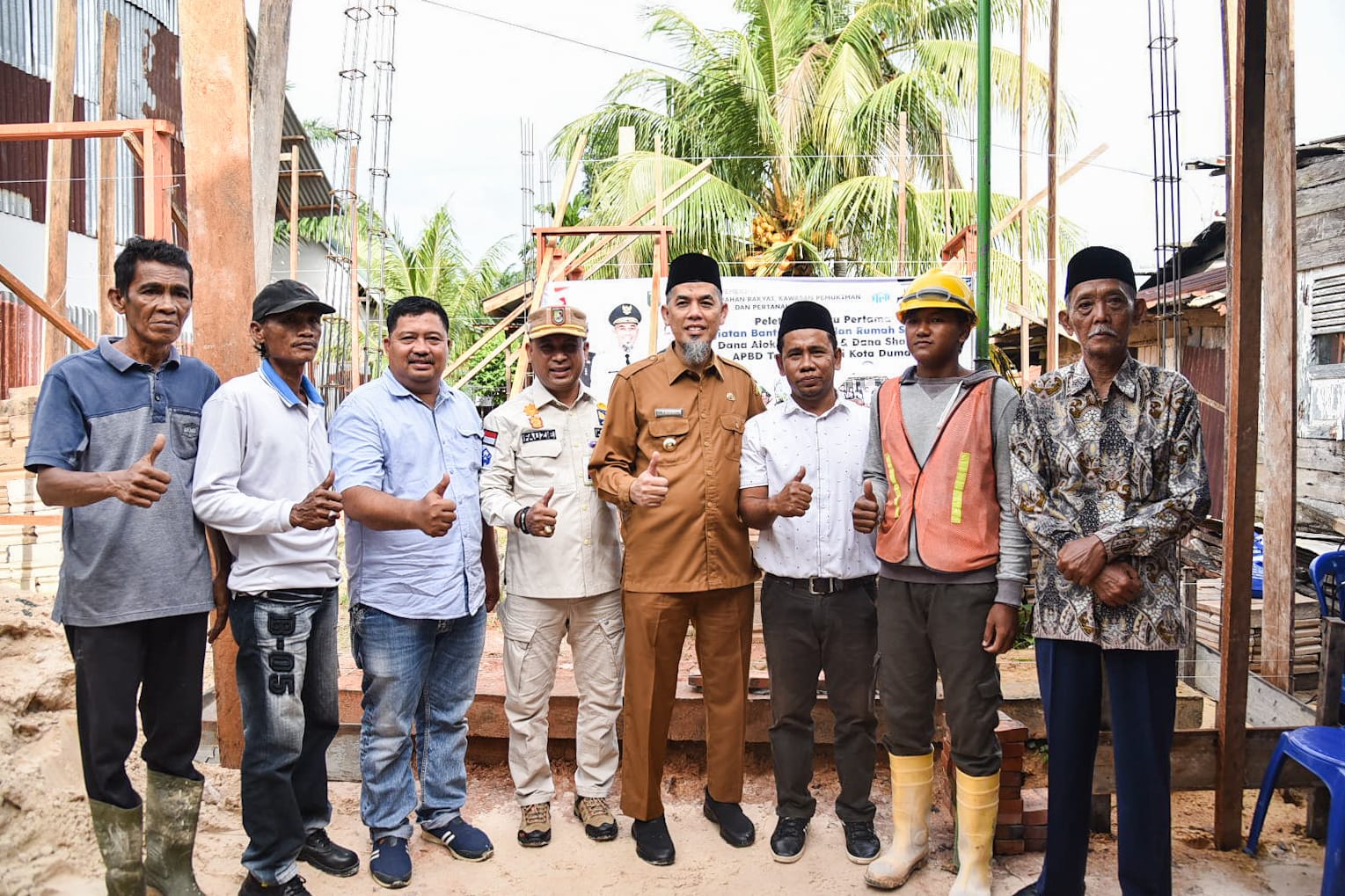Pemko Dumai Bangun 348 Rumah Layak Huni di 4 Kecamatan