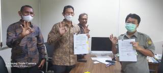Disbun Bengkalis Teken Kerjasama dengan Kemenkeu RI