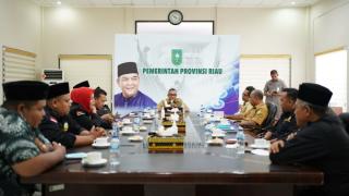 Wagubri Terima Audiensi LEMTARI Provinsi Riau