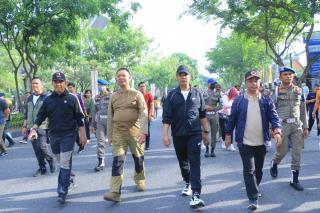 Pj Wako Pekanbaru Tinjau Hari Perdana CFD di Pekanbaru