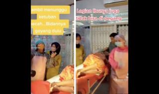 Video Bidan Joget Nunggu Ketuban Ibu Hamil Viral, Malah Pecah Panen Hutajan