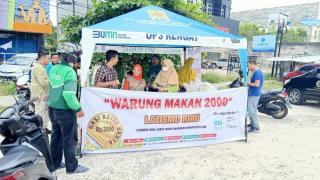 LAZISMu Riau Launching Warung Makan Duaribu