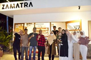 Ngopi Bareng di Anniversary Zamatra, Wabup Bagus Santoso Ajak Kaum Melenial Bengkalis Berwirausaha