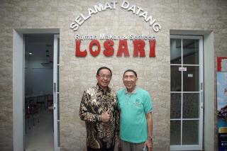 Bupati Inhil Silaturrahmi dengan Ketua Umum KBB Sulawesi Selatan