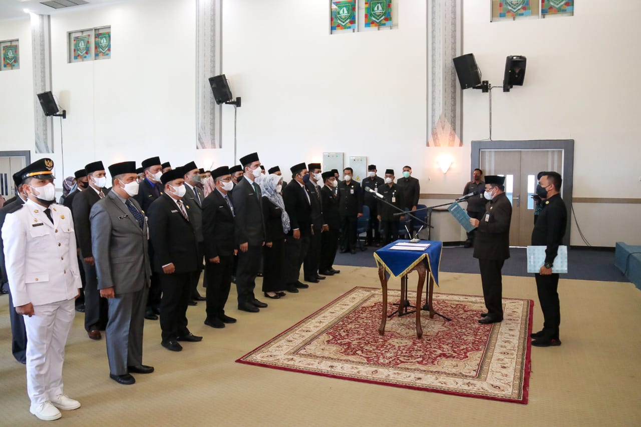 45 Orang Pejabat Pemkab Bengkalis Dilantik, Ini Nama-namanya