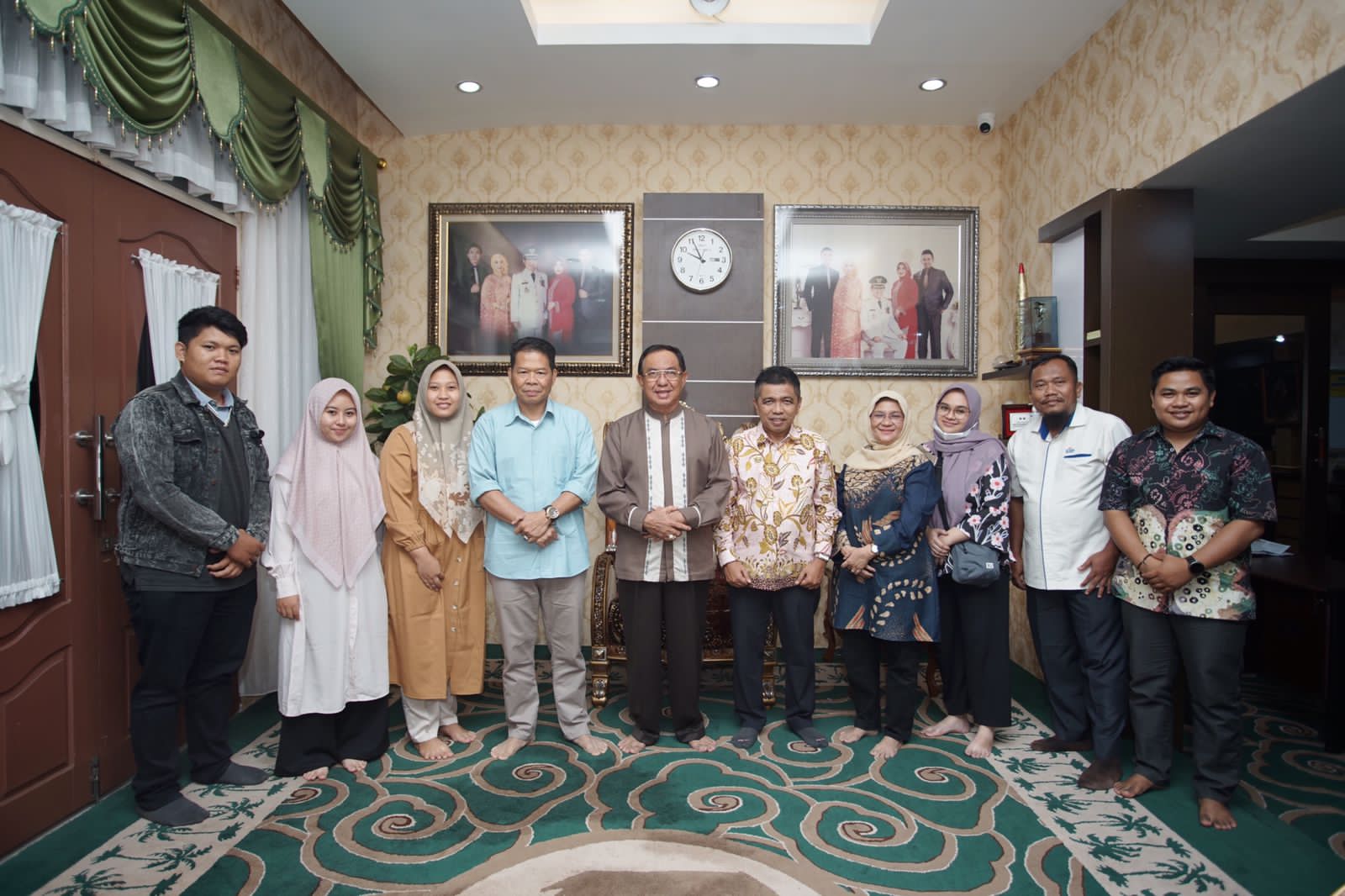 Bupati Inhil Terima Kunjungan Tim Peneliti Perikanan Unri
