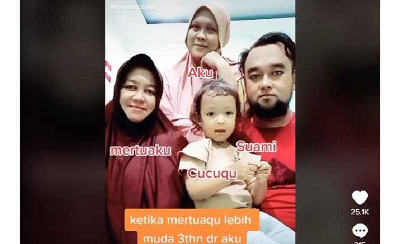 Nikahi Pria Muda, Menantu Perempuan Ini Lebih Tua 3 Tahun dari Mertua