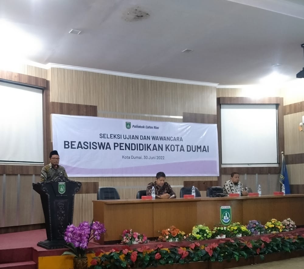 Pemko Dumai dan PCR Gelar Seleksi Penerima Beasiswa