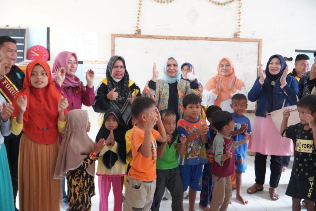 Forum PAUD Kabupaten Kampar Bantu 30 Anak Usia Dini di Batu Sanggan