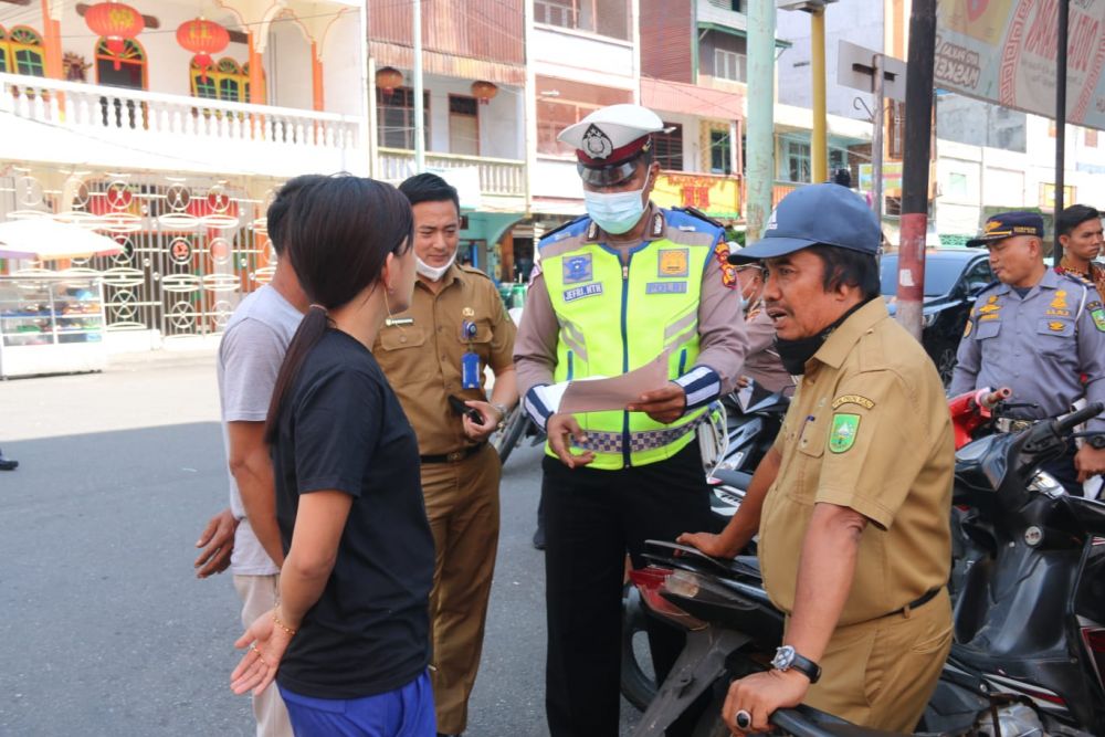 145 Kendaraan Terjaring Operasi Penertiban Pajak di Rokan Hilir