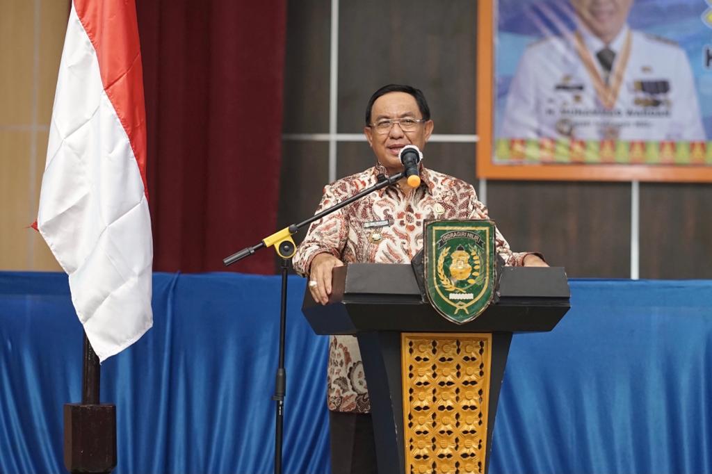 Wujudkan Inhil Satu Data, Bupati Minta Pemdes Bentuk Tim PPID