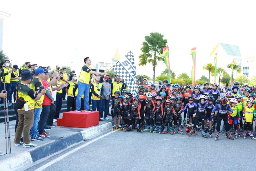Irjen Mohammad Iqbal Buka Kejuaraan Sepatu Roda Kapolda Cup