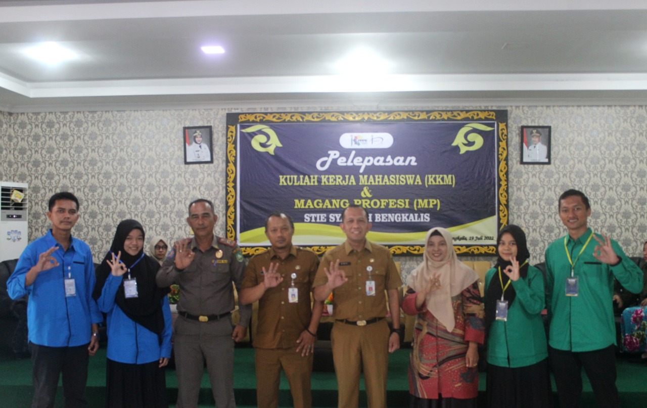 STIE Syariah Bengkalis Lepas Mahasiswa KKM dan MP Nasional Dan Internasional