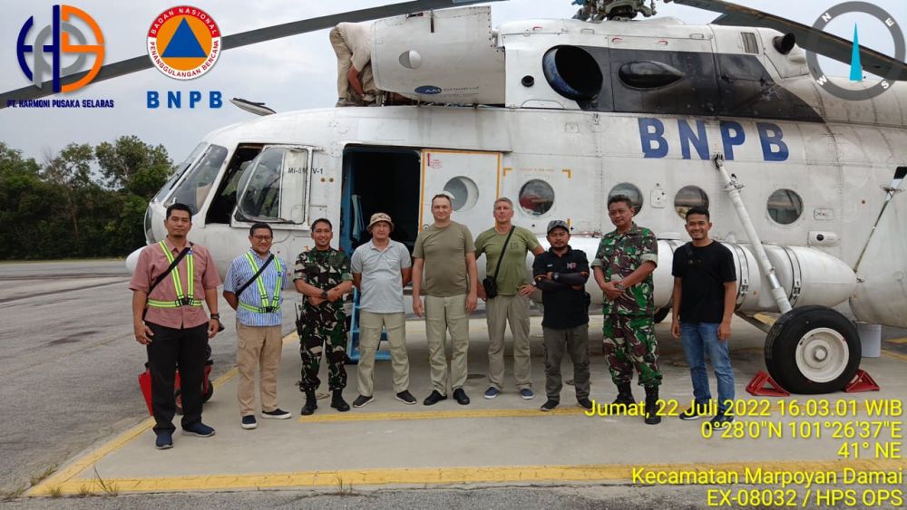 Perkuat Satgas Karhutla, BNPB Kembali Kirim 2 Helikopter ke Riau