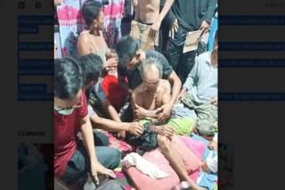 Lagi Jaring Ikan, Kakek Kana Diserang Buaya, Tangan Terluka Parah