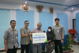 BPJS Ketenagakerjaan Pekanbaru Panam Serahkan Santunan Pegawai Non PNS di Unri