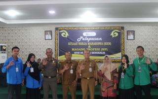 STIE Syariah Bengkalis Lepas Mahasiswa KKM dan MP Nasional Dan Internasional