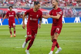 Darwin Nunez Borong 4 Gol, Liverpool Gunduli RB Leipzig