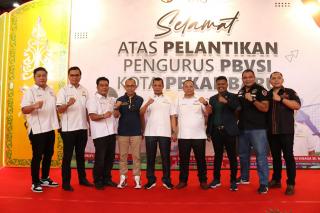 Resmi Dikukuhkan, Pj Walikota Harap Kepengurusan Baru PBVSI Bawa Bola Voli Lebih Berjaya