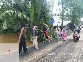 Bakal Dibangun Permanen, Perbaikan Jembatan Darurat Fungsional Sei Piring Rampung