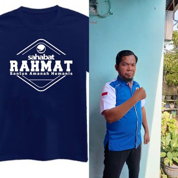 Jelang HUT RI Ke-77, Politisi Nasdem Asal Kulim Pekanbaru Bagikan Kaos