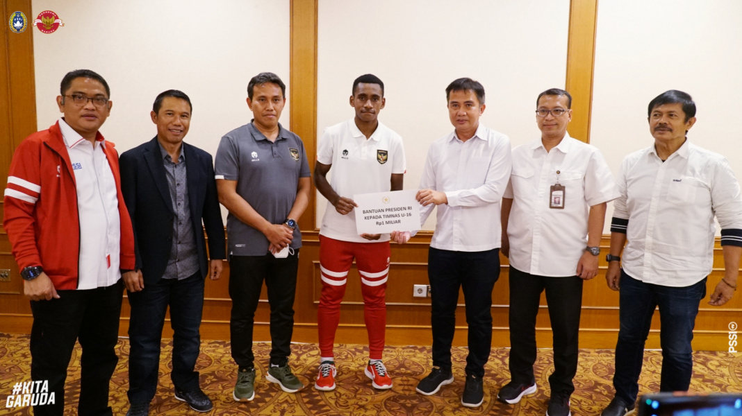 Juara AFF Cup, Tim U-16 Indonesia Terima Bonus Rp 1 Miliar dari Presiden Jokowi