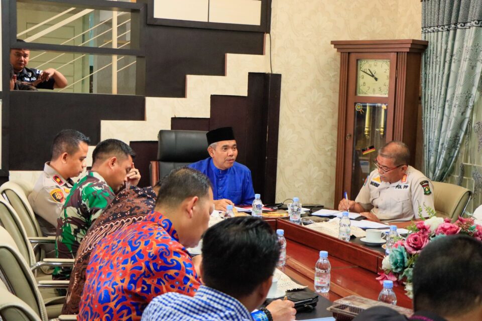 Rakor Bersama Forkopimda, Kamsol Sorot Soal Galian C Liar dan Penyakit Masyarakat