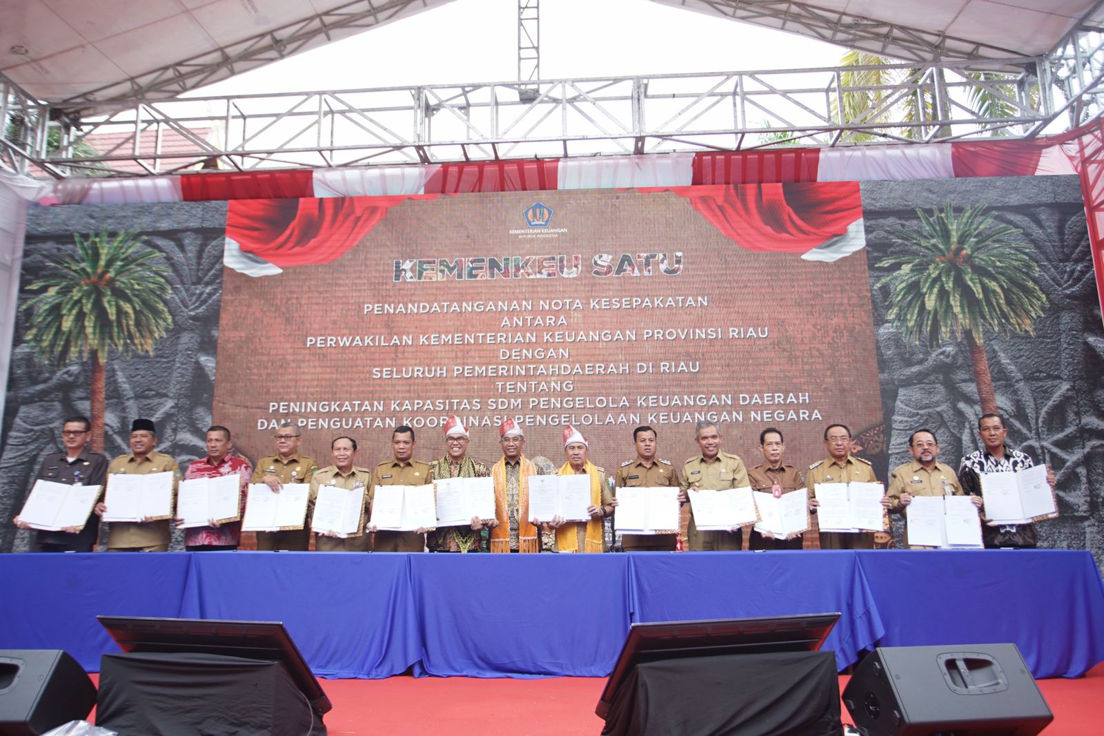 Pemkab Inhil Teken MoU dengan Kanwil DJPB Riau