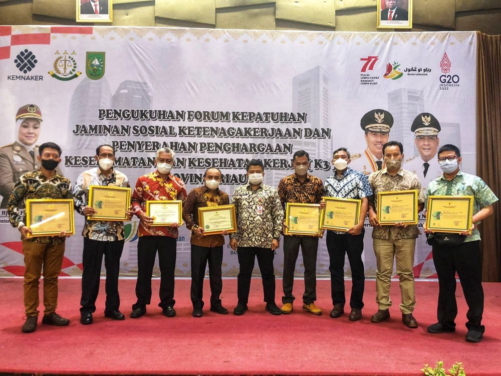 RAPP Raih 8 Kategori Penghargaan K3 Tahun 2022 dari Kemenaker