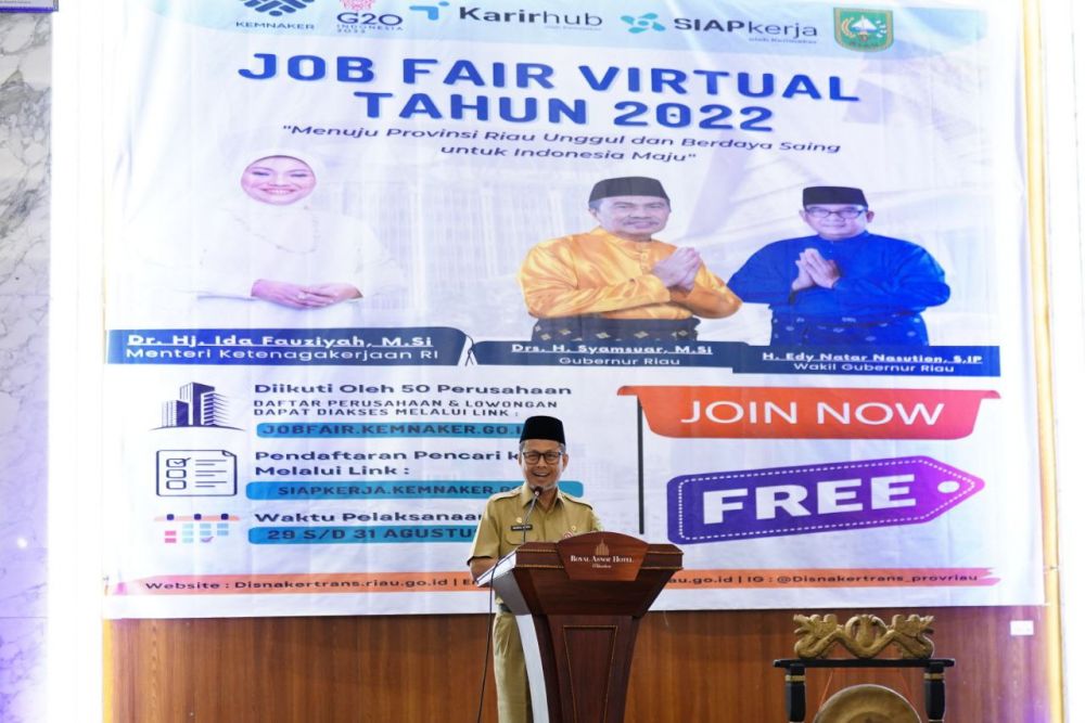 Ribuan Pelamar Kerja Kunjungi Job Fair Virtual 2022