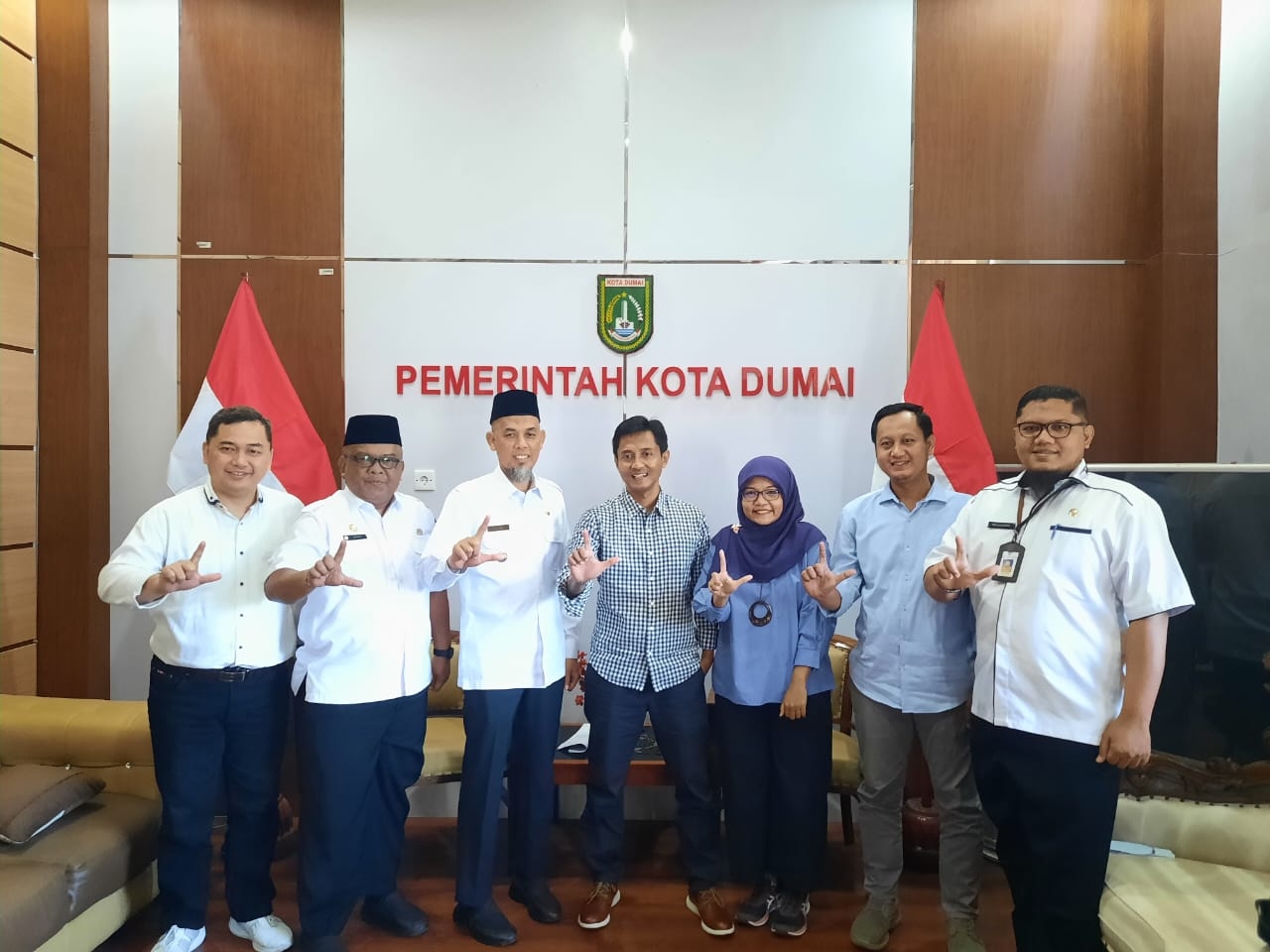 Wako Dumai Sambut Audiensi Tim Smart City Kemenkominfo RI dan Kompas Gramedia