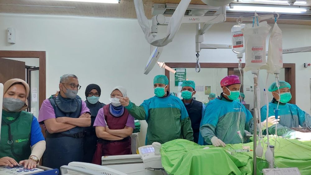 RSUD Arifin Achmad Berhasil Lakukan Tindakan Intervensi Jantung Non Bedah